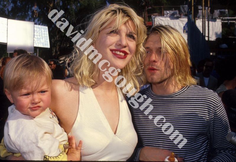 Kurt Cobain, Courtney Love and Frances, 1993, LA. 4.jpg